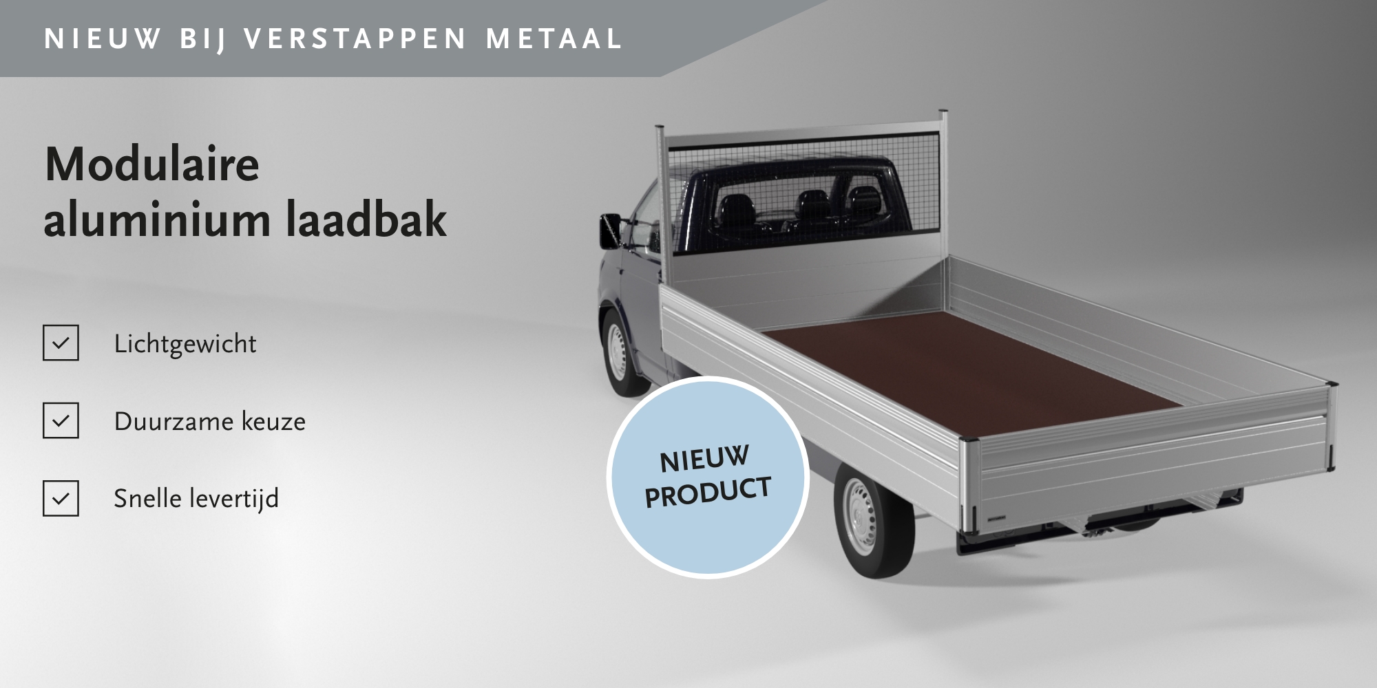 Modulaire aluminium laadbak